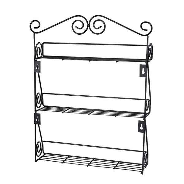 hooks & rails 3 layers kitchen spice rack cabinet organizer wall door storage shelf holder save space shelves goods
hooks & rails 3 layers kitchen spice rack cabinet organizer wall door storage shelf holder save space shelves goods
