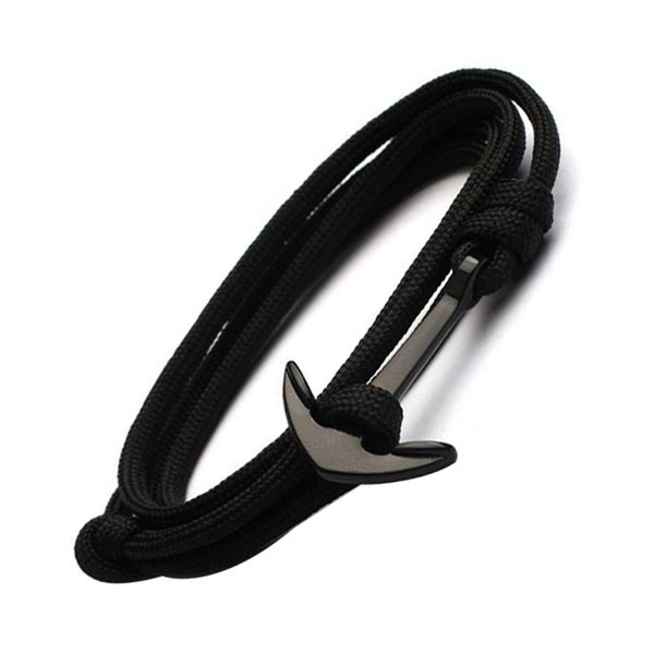 black-anchor bracelets men charm survival rope chain paracord bracelet male wrap metal sport hooks, Golden;silver
black-anchor bracelets men charm survival rope chain paracord bracelet male wrap metal sport hooks, Golden;silver