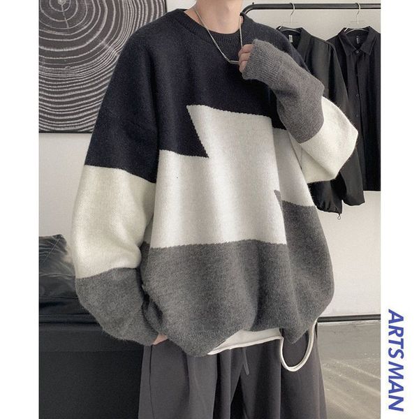 women's sweaters sweater women hong kong-style autumn winter new couples warm bottoming sweaters plus velvet thickening patchwork, White;black
women's sweaters sweater women hong kong-style autumn winter new couples warm bottoming sweaters plus velvet thickening patchwork, White;black