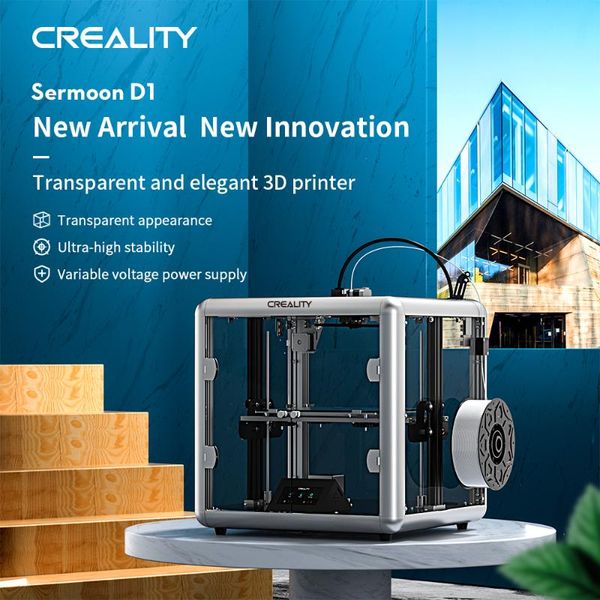est creality 3d sermoon d1 enclosed printer 4.3 inch color touch lcd industrial-grade silent mainboard printers 
est creality 3d sermoon d1 enclosed printer 4.3 inch color touch lcd industrial-grade silent mainboard printers