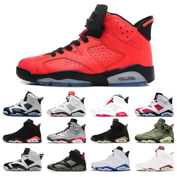 man's basketball shoes 6s high cut angry bull black cat infrared carmine dmp hare marron olympic oreo sport blue unc white infared trai
man's basketball shoes 6s high cut angry bull black cat infrared carmine dmp hare marron olympic oreo sport blue unc white infared trai