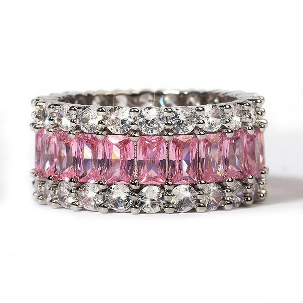 cluster rings 2021 trendy pink color round 925 sterling silver eternity band ring for women anniversary gift jewelry wholesale r6156, Golden;silver
cluster rings 2021 trendy pink color round 925 sterling silver eternity band ring for women anniversary gift jewelry wholesale r6156, Golden;silver