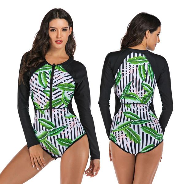 one-piece suits women's one piece rashguard swimsuit zip front surfing shirt sun protection bodysuit bathing rash guard beachwear swimw
one-piece suits women's one piece rashguard swimsuit zip front surfing shirt sun protection bodysuit bathing rash guard beachwear swimw