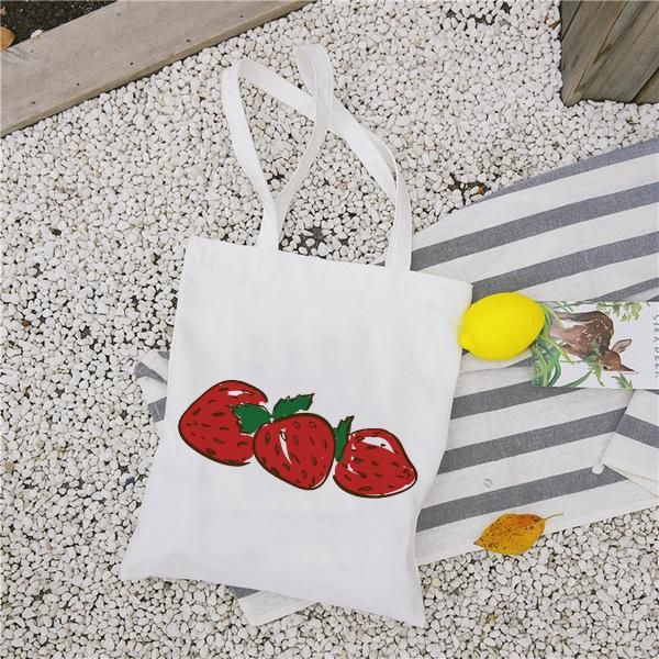 shopping bags harajuku ulzzang strawberry tote bag women canvas fashion casual school students handbags
shopping bags harajuku ulzzang strawberry tote bag women canvas fashion casual school students handbags