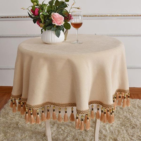 table cloth solid beige thick chenille balcony small round coffee tablecloth dust towel for home dining cover wedding party
table cloth solid beige thick chenille balcony small round coffee tablecloth dust towel for home dining cover wedding party