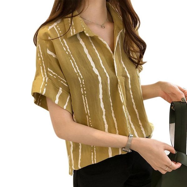women's blouses & shirts work shirt v-placket curved high low office blouse women short sleeve batwing ladies, White
women's blouses & shirts work shirt v-placket curved high low office blouse women short sleeve batwing ladies, White