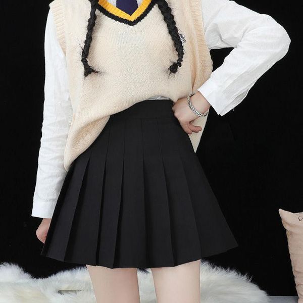 skirts pleated skirt women's summer high waist a-line slim with safety pants, Black
skirts pleated skirt women's summer high waist a-line slim with safety pants, Black