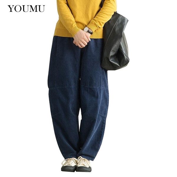 women's pants & capris women corduroy black harem harajuku mid waist loose elastic pockets pleated long trousers streetwear 225-334, Black;white
women's pants & capris women corduroy black harem harajuku mid waist loose elastic pockets pleated long trousers streetwear 225-334, Black;white