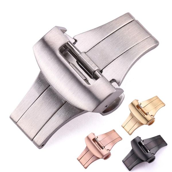 watch bands stainless steel deployment clasp 20mm 22mm silver gold black brushed metal buckle strap accessories, Black;brown
watch bands stainless steel deployment clasp 20mm 22mm silver gold black brushed metal buckle strap accessories, Black;brown