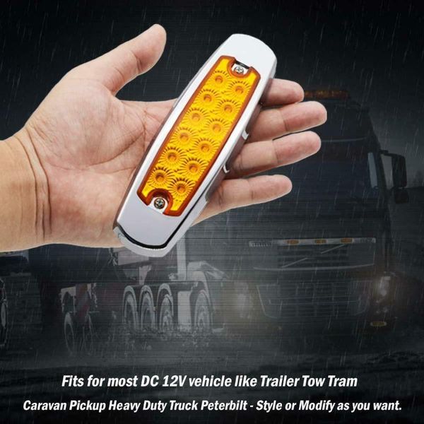 emergency lights 4pcs durable 12v car led side marker for trailer trucks caravan clearance light lamp lorry amber red
emergency lights 4pcs durable 12v car led side marker for trailer trucks caravan clearance light lamp lorry amber red