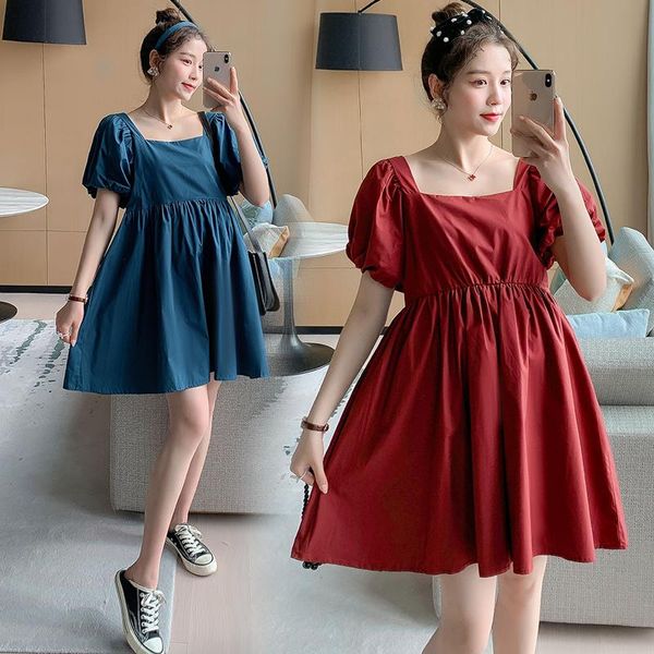 maternity dresses 875# dress summer short sleeves mini solid color loose stylish pregnant women mom, White
maternity dresses 875# dress summer short sleeves mini solid color loose stylish pregnant women mom, White