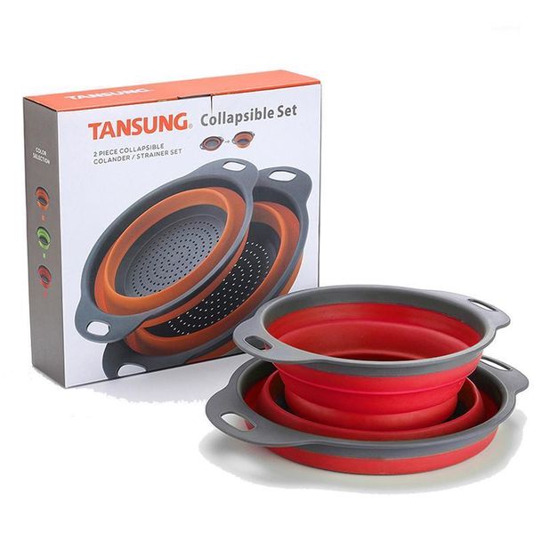 storage bottles & jars 2pcs/set foldable silicone colander fruit vegetable washing basket strainer collapsible drainer with handle kitchen t
storage bottles & jars 2pcs/set foldable silicone colander fruit vegetable washing basket strainer collapsible drainer with handle kitchen t