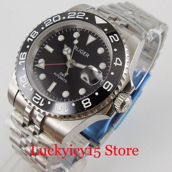 wristwatches brand mechancial 40mm men watch sapphire glass ceramic bezel stainless steel case deployment clasp, Slivery;brown
wristwatches brand mechancial 40mm men watch sapphire glass ceramic bezel stainless steel case deployment clasp, Slivery;brown