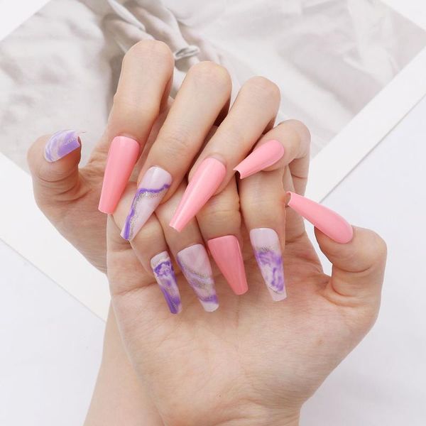 false nails 24pcs middle length ballerina nude pink color design cover fake nail diy artificial with press glue, Red;gold
false nails 24pcs middle length ballerina nude pink color design cover fake nail diy artificial with press glue, Red;gold