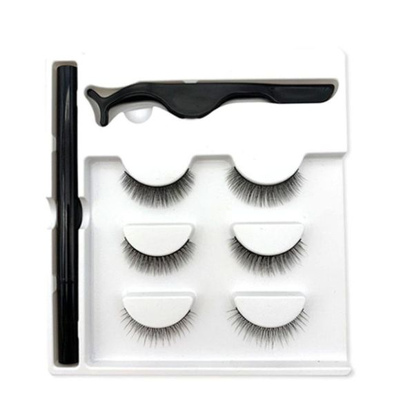 false eyelashes 3 pairs set 3d eye lashes makeup tweezers natural lengthen with eyeliner kit
false eyelashes 3 pairs set 3d eye lashes makeup tweezers natural lengthen with eyeliner kit