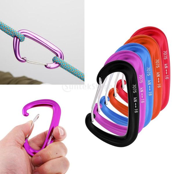 cords, slings and webbing 5pcs carabiners 16kn aluminium wiregate lightweight clips for hammock camping swing yoga
cords, slings and webbing 5pcs carabiners 16kn aluminium wiregate lightweight clips for hammock camping swing yoga