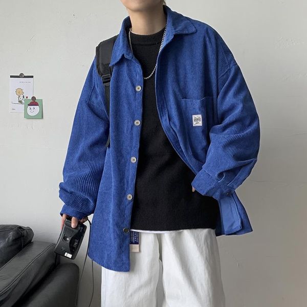 men's casual shirts corduroy men for clothing harajuku black shirt korean style long sleeve vintage clothes streetwear -40, White;black
men's casual shirts corduroy men for clothing harajuku black shirt korean style long sleeve vintage clothes streetwear -40, White;black