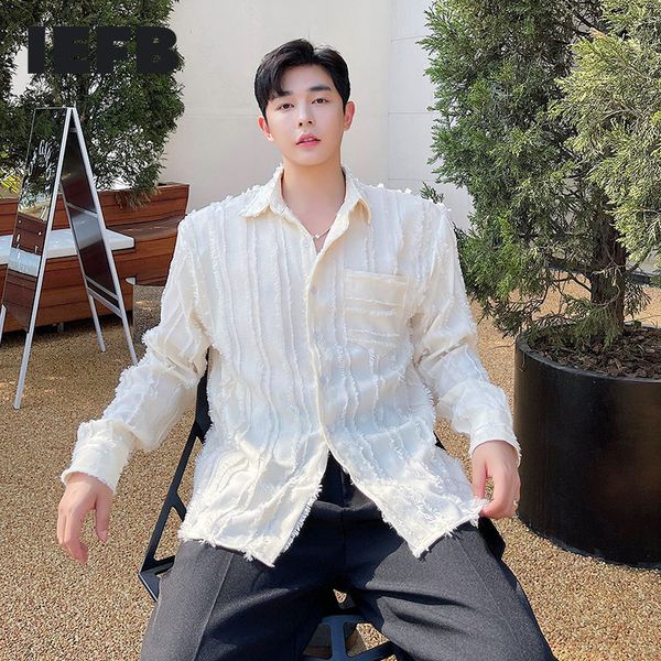 iefb korean trend niche apricot long sleeve men's shirt lapel causal niche single pocket shirts for male 9y7543 210524, White;black
iefb korean trend niche apricot long sleeve men's shirt lapel causal niche single pocket shirts for male 9y7543 210524, White;black