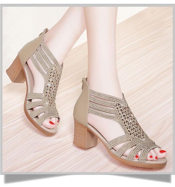 sandals shoes woman high heels women back strap open toe sandalias roma style, Black
sandals shoes woman high heels women back strap open toe sandalias roma style, Black