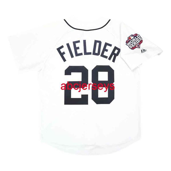 stitched custom prince fielder 2012 world series home white jersey add name number baseball jersey, Black
stitched custom prince fielder 2012 world series home white jersey add name number baseball jersey, Black