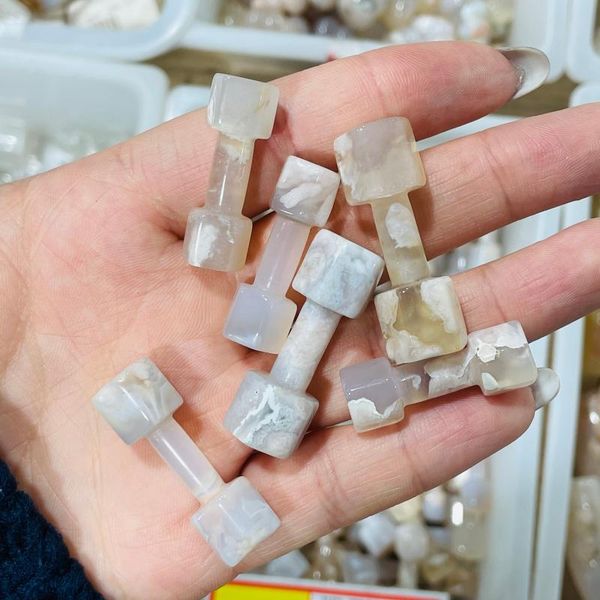 decorative objects & figurines natural snowflake cherry blossom agate mini barbell shaped crystal gemstone decor
decorative objects & figurines natural snowflake cherry blossom agate mini barbell shaped crystal gemstone decor