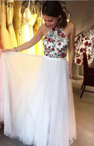 elegant white 2022 prom bridesmaid dresses colorful flowers embroidery high neck long ruched beaded pageant gowns cocktail party evening for, Black
elegant white 2022 prom bridesmaid dresses colorful flowers embroidery high neck long ruched beaded pageant gowns cocktail party evening for, Black
