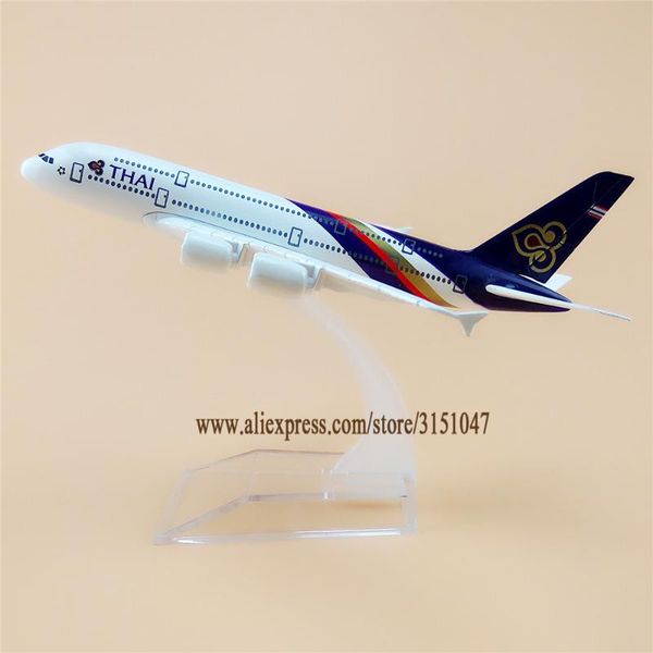 decorative objects & figurines 16cm alloy metal air thai a380 airlines airplane model thailand airbus 380 airways plane stand aircraft kids
decorative objects & figurines 16cm alloy metal air thai a380 airlines airplane model thailand airbus 380 airways plane stand aircraft kids