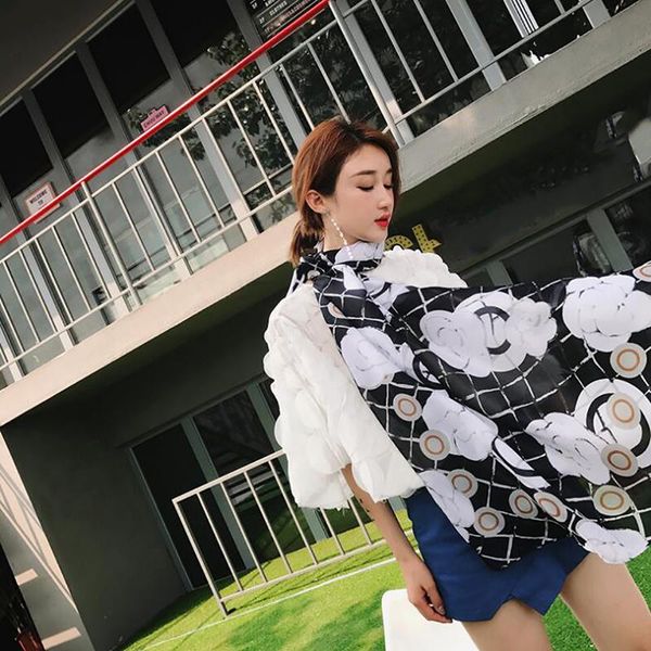 scarves fashion floral print kerchief silk satin hair scarf for women 180*90cm quare shawls and wraps beach pose tool lady, Blue;gray
scarves fashion floral print kerchief silk satin hair scarf for women 180*90cm quare shawls and wraps beach pose tool lady, Blue;gray