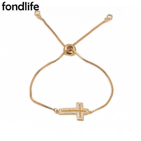 charm bracelets white cubic zirconia stones hollowed-out cross bracelet women gold-plated copper pull chain glamorous girl jewelry gift, Golden;silver
charm bracelets white cubic zirconia stones hollowed-out cross bracelet women gold-plated copper pull chain glamorous girl jewelry gift, Golden;silver