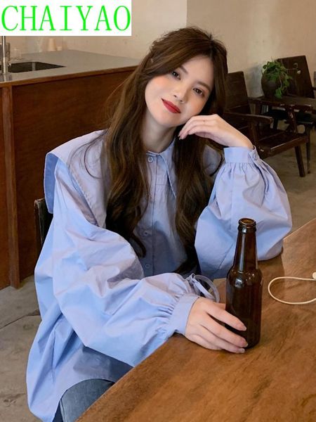 women's blouses & shirts spring 2021 design small navy collar long sleeve shirt summer blouse fashion top, White
women's blouses & shirts spring 2021 design small navy collar long sleeve shirt summer blouse fashion top, White