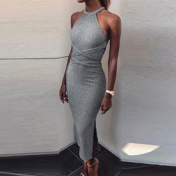 casual dresses elegant knit halter neck belt dress women's autumn side slit solid sling bag hip jacket mid-length, Black;gray
casual dresses elegant knit halter neck belt dress women's autumn side slit solid sling bag hip jacket mid-length, Black;gray