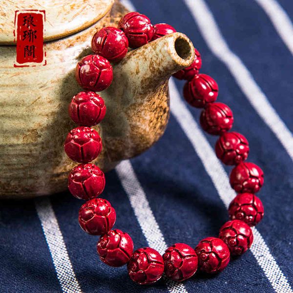 chinese style products raw cinnabar lotus bead bracelet for male and female lovers purple gold s wealth transfer evil dispelling
chinese style products raw cinnabar lotus bead bracelet for male and female lovers purple gold s wealth transfer evil dispelling