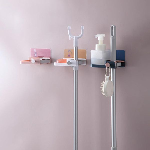 hooks & rails non-folding rack bathroom household storage single three-in-one wall hanging shelf hook mop clip broom card holder racks
hooks & rails non-folding rack bathroom household storage single three-in-one wall hanging shelf hook mop clip broom card holder racks