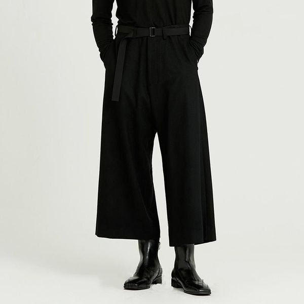 men's pants japanese casual black simple wide-leg street fashion straight loose cropped trousers
men's pants japanese casual black simple wide-leg street fashion straight loose cropped trousers
