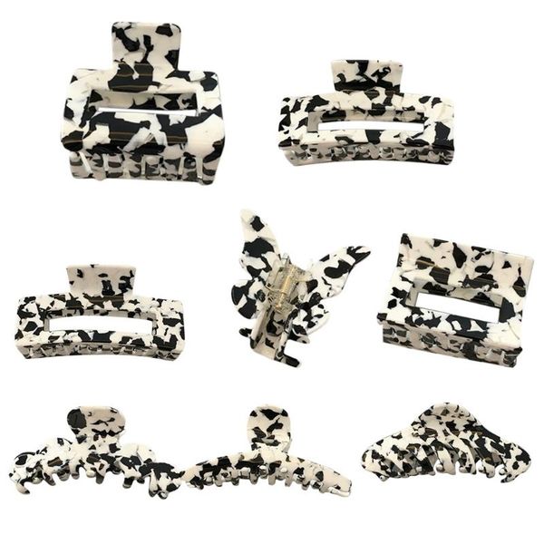 hair clips & barrettes korean women acetate geometric claw jaw clip vintage milk cow pattern barrette holder hairgrip makeup tool, Golden;silver
hair clips & barrettes korean women acetate geometric claw jaw clip vintage milk cow pattern barrette holder hairgrip makeup tool, Golden;silver