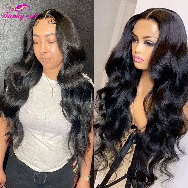 lace wigs 30 32 inch body wave 13x4 front wig peruvian remy human hair 4x4 closure pre plucked with baby for women, Black;brown
lace wigs 30 32 inch body wave 13x4 front wig peruvian remy human hair 4x4 closure pre plucked with baby for women, Black;brown