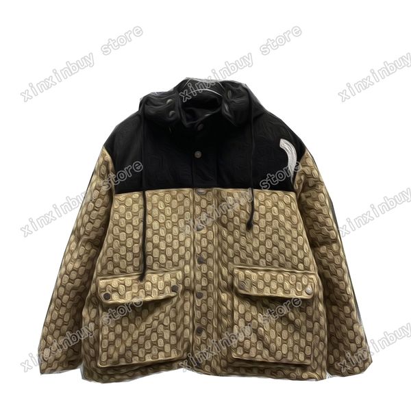 21ss autumn sportwear men women designers down parkas hooded double letter jacquard fabric clothes coats outerwear clothing khaki green blue, Black
21ss autumn sportwear men women designers down parkas hooded double letter jacquard fabric clothes coats outerwear clothing khaki green blue, Black