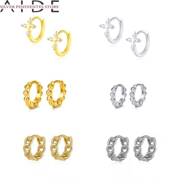 hoop & huggie aide 925 sterling silver round cross earrings for women hollow out crystal gold earring jewelry bijoux femme, Golden;silver
hoop & huggie aide 925 sterling silver round cross earrings for women hollow out crystal gold earring jewelry bijoux femme, Golden;silver