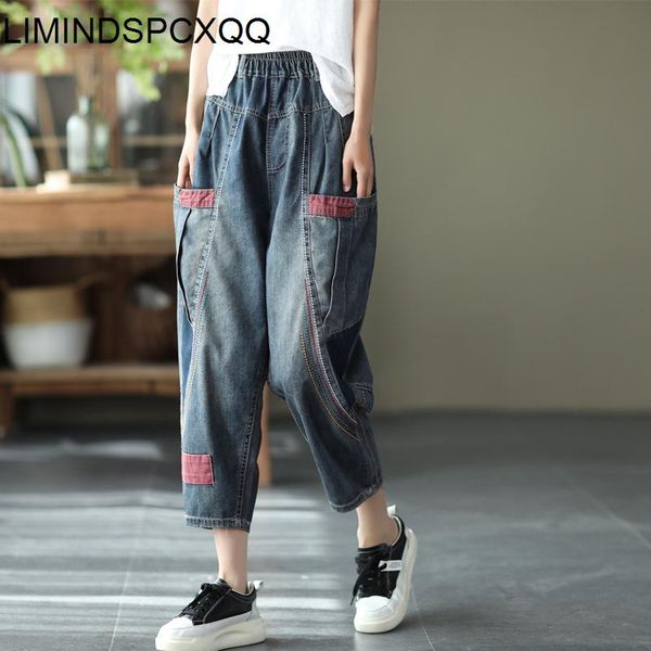women's jeans limindspcxqq 2021 chinese style autumn ladies casual pockets women vintage blue harem pants elastic denim trousers loose
women's jeans limindspcxqq 2021 chinese style autumn ladies casual pockets women vintage blue harem pants elastic denim trousers loose