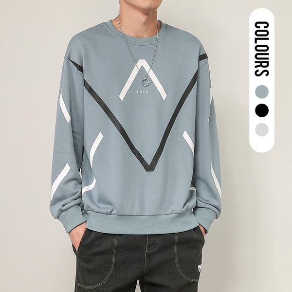 men's hoodies & sweatshirts 2021 plus size sweatshirt spring autumn hedging casual versatile loose long-sleeved round neck clothes, Black
men's hoodies & sweatshirts 2021 plus size sweatshirt spring autumn hedging casual versatile loose long-sleeved round neck clothes, Black