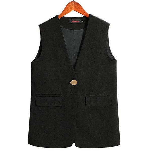 women's vests black sleeveless ladies jacket waistcoat casual 2021 spring/summer slim office female vest coat plus size loose outwear, Black;white
women's vests black sleeveless ladies jacket waistcoat casual 2021 spring/summer slim office female vest coat plus size loose outwear, Black;white