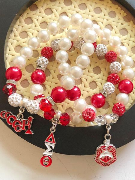 beaded, strands hand made greek letter sorority red and white oooop detal charm bracelet jewelry sellers 2021 for amazon, Black
beaded, strands hand made greek letter sorority red and white oooop detal charm bracelet jewelry sellers 2021 for amazon, Black