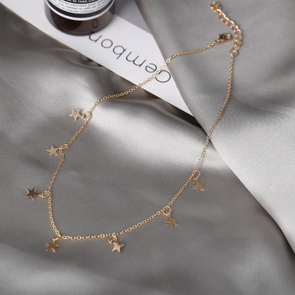 pendant necklaces creative personality golden star party ladies necklace retro temperament simple five-pointed jewelry gift, Silver
pendant necklaces creative personality golden star party ladies necklace retro temperament simple five-pointed jewelry gift, Silver