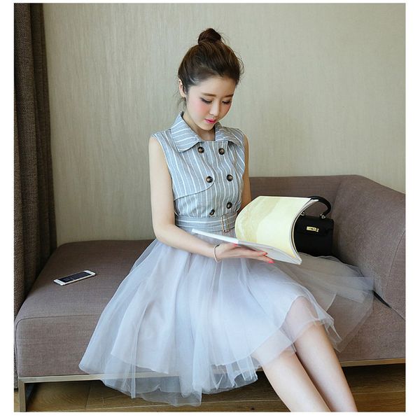 harajuku summer tarja torn shirt mesh skirt beautiful young korean women dressed in thin sleeves tutu dress f462 fx61, Black;gray
harajuku summer tarja torn shirt mesh skirt beautiful young korean women dressed in thin sleeves tutu dress f462 fx61, Black;gray