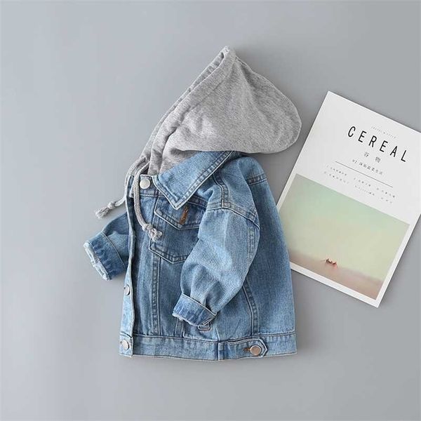kids baby denim jackets boys girls blue detachable hooded jacket spring autumn casual long sleeve coat children outerwear 211204, Blue;gray
kids baby denim jackets boys girls blue detachable hooded jacket spring autumn casual long sleeve coat children outerwear 211204, Blue;gray