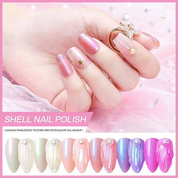 nail polish mermaid shell glue three-dimensional pearl water ripple transparent pearlescent color potherapy art
nail polish mermaid shell glue three-dimensional pearl water ripple transparent pearlescent color potherapy art