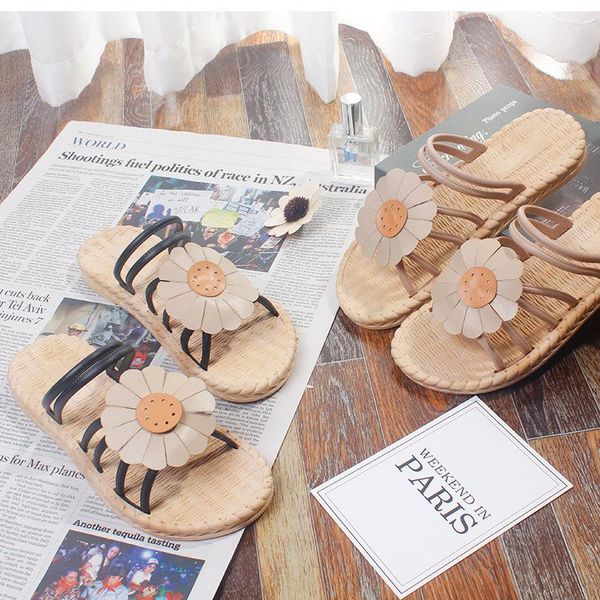 slippers 2021 qiwn summer home slippers, female roman outdoor straw rope sunflower bathroom beach shoes, Black
slippers 2021 qiwn summer home slippers, female roman outdoor straw rope sunflower bathroom beach shoes, Black