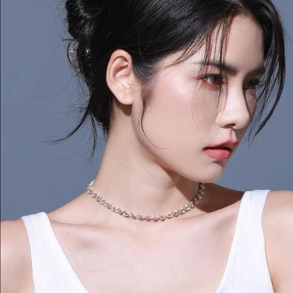 chokers high sense imitation pearls necklace zircon short fashion clavicle chain jewelry accessories for women, Golden;silver
chokers high sense imitation pearls necklace zircon short fashion clavicle chain jewelry accessories for women, Golden;silver