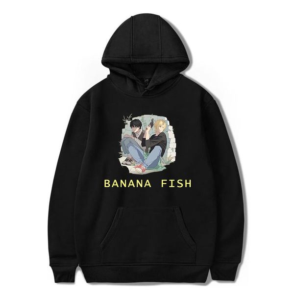 men's hoodies & sweatshirts banana fish fashion anime hoodie ash lynx streetwear harajukusweatshirt pullover cool clothes, Black
men's hoodies & sweatshirts banana fish fashion anime hoodie ash lynx streetwear harajukusweatshirt pullover cool clothes, Black