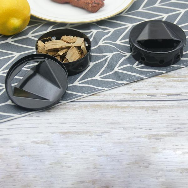 tools & accessories 2pcs enameled smoke pucks reusable smoking box fill with wood chips and black grill bbq kitchen
tools & accessories 2pcs enameled smoke pucks reusable smoking box fill with wood chips and black grill bbq kitchen